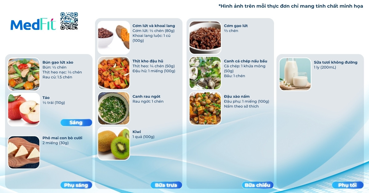 Thực đơn eat clean giảm cân ngày 6