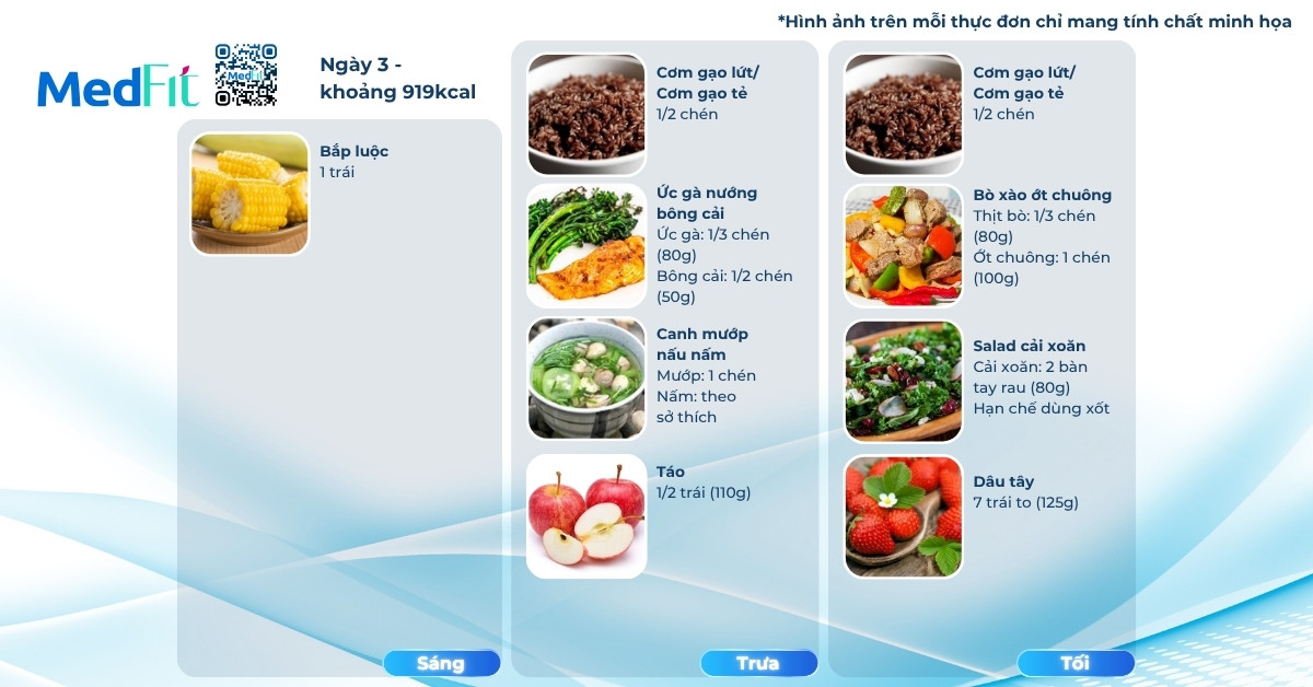 Ngũ cốc có thật sự giúp giảm cân? Hướng dẫn ăn đúng cách từ MedFit 6 Thực đơn mẫu giảm cân với ngũ cốc ngày 3