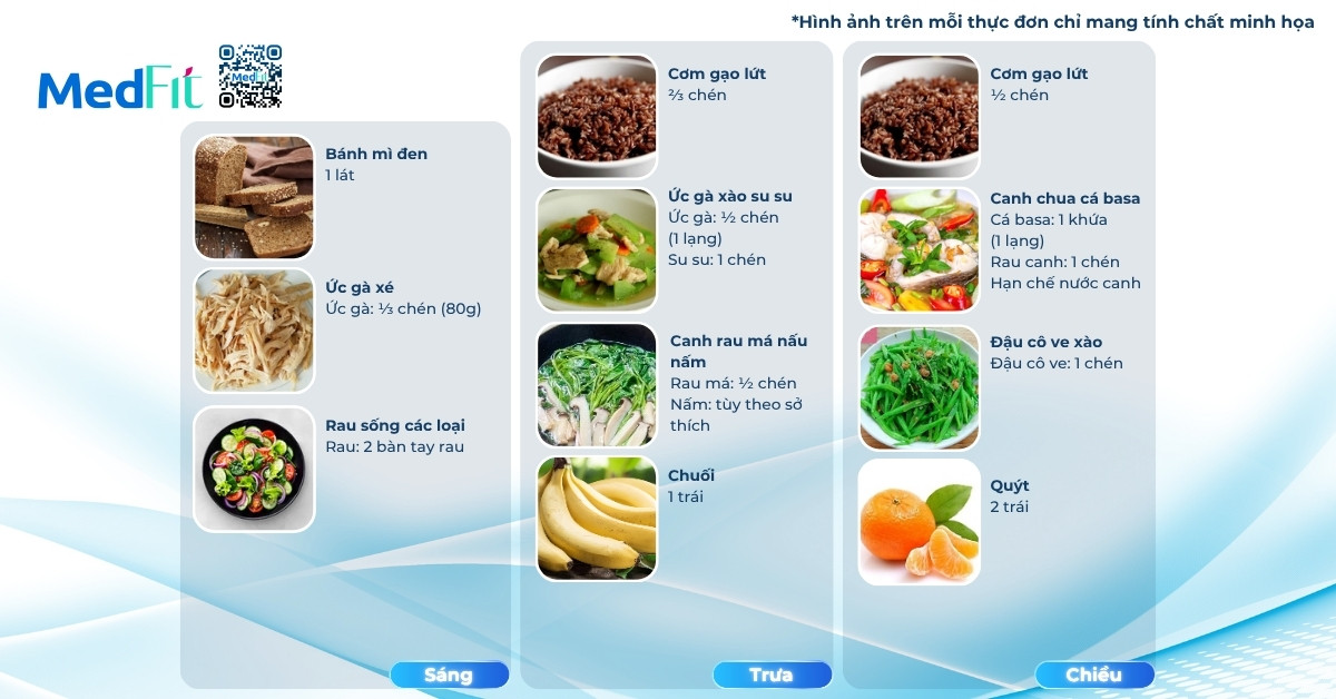 Cách giảm cân trong 1 tuần an toàn và hiệu quả 9 Thực đơn giảm cân mẫu ngày 3