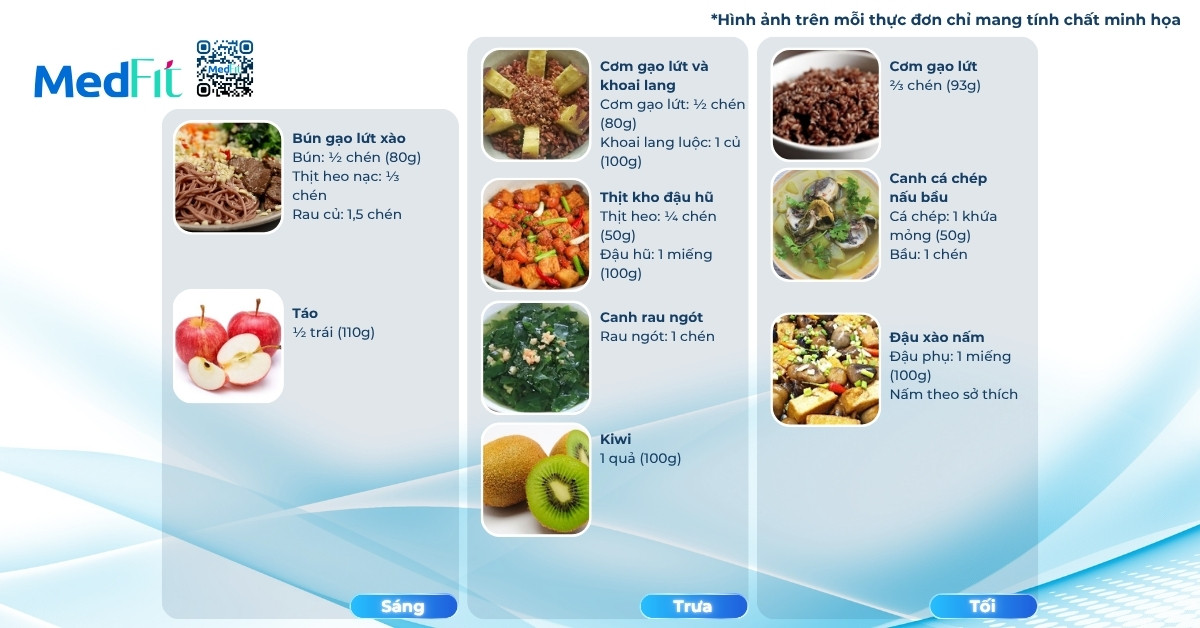 Thực đơn mẫu giảm mỡ bụng mà không giảm cân ngày 6