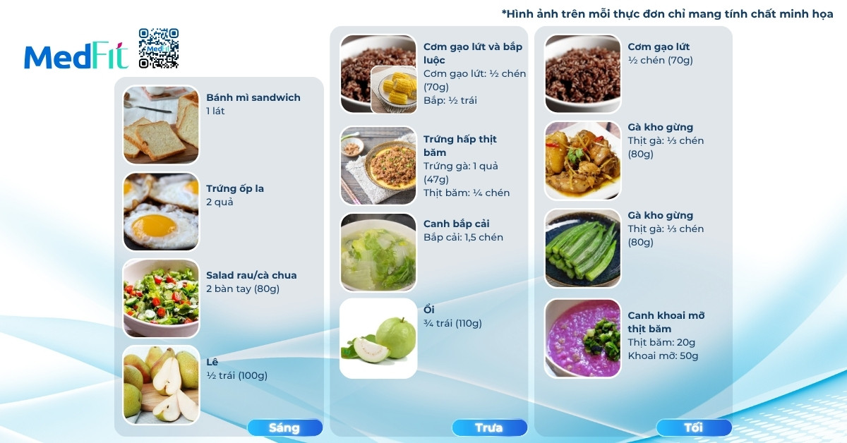 Thực đơn mẫu giảm mỡ bụng mà không giảm cân ngày 7