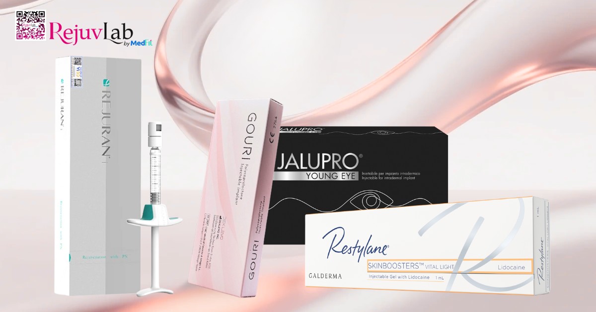 Rejuran I (Eye), Jalupro Young Eye, Gouri hay Restylane Vital Light