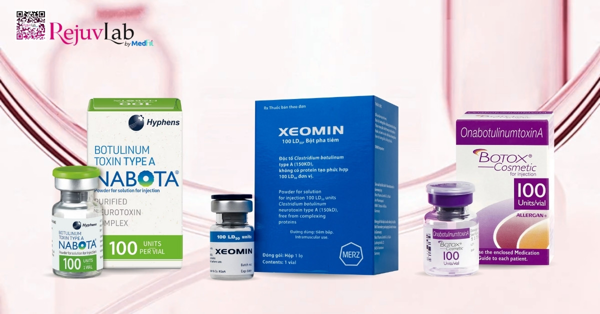 Tiêm Botox gọn hàm giá bao nhiêu? Review hiệu quả thực tế tại RejuvLab 7 Sản phẩm tiêm Botox gọn hàm tại Phòng khám RejuvLab