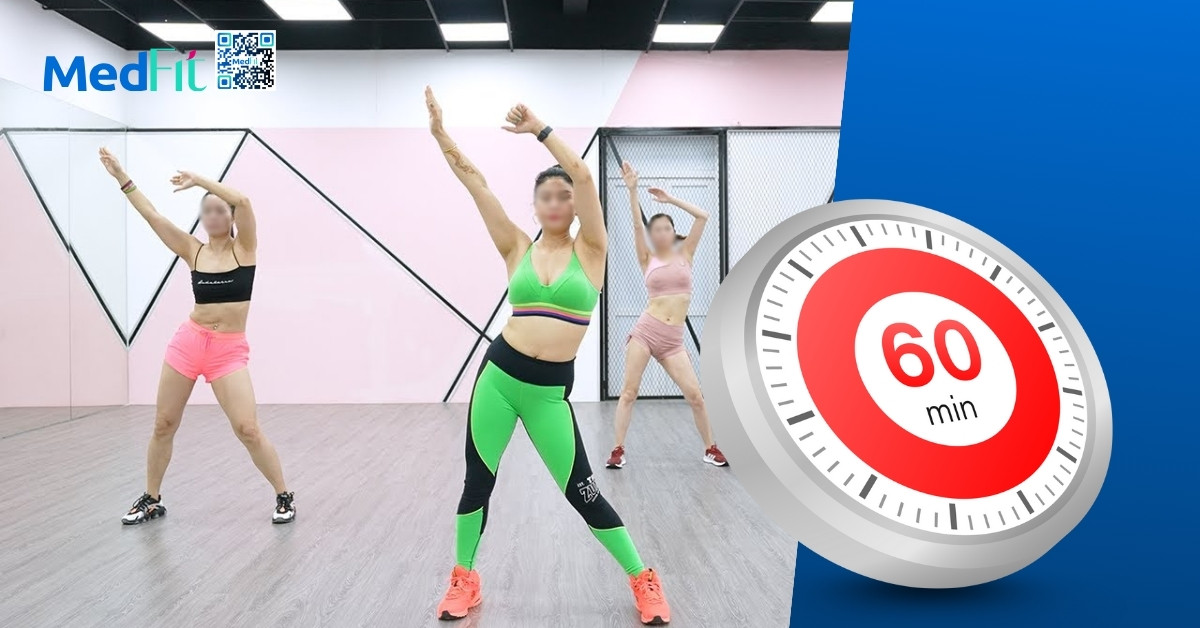 Tập aerobic giảm cân cấp tốc được không? 4 Aerobic từ 30 đến 60 phút mỗi ngày giúp tạo mức thâm hụt calo đáng kể, hỗ trợ quá trình giảm cân