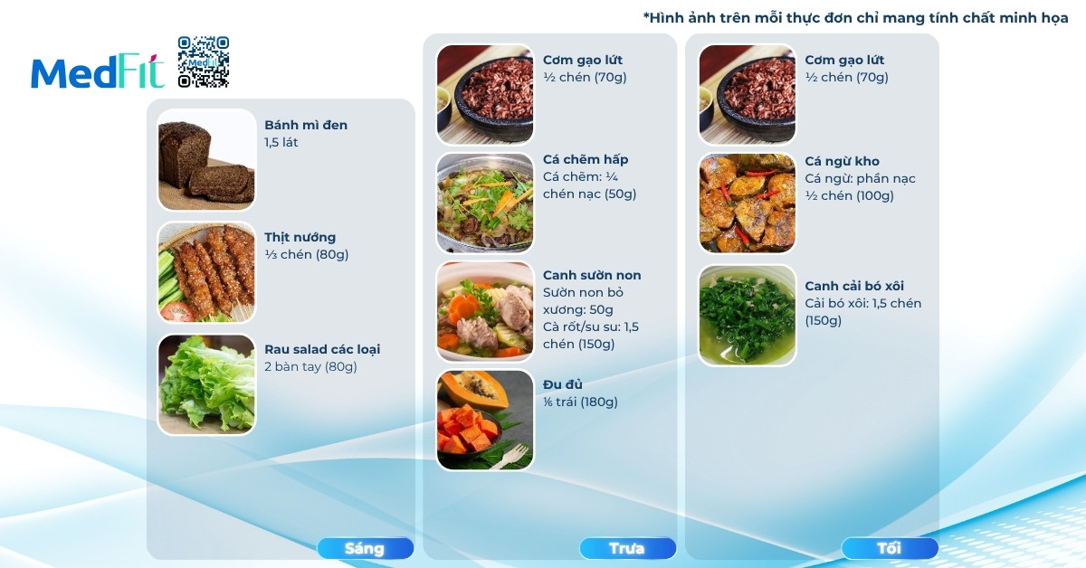thực đơn giảm mỡ toàn thân trong 7 ngày (ngày 6)