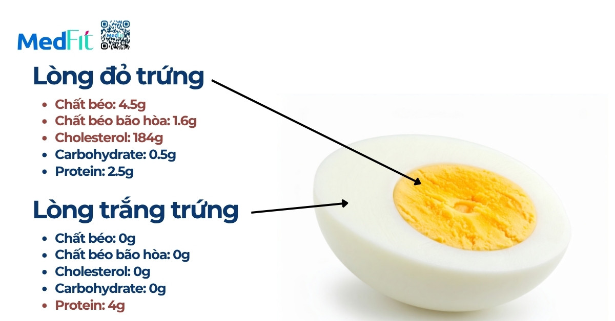 Trứng là nguồn protein chất lượng cao nhưng cũng chứa một lượng cholesterol tự nhiên