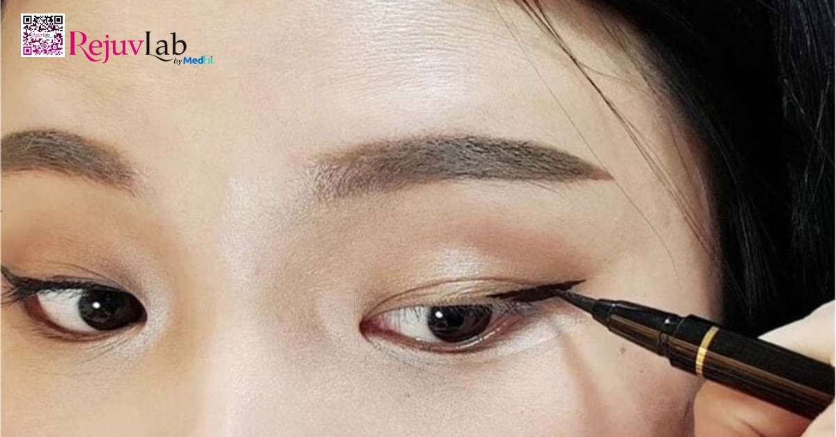 Kiểu kẻ mắt “siren eyes” giúp khuôn mặt trông thon và cuốn hút hơn