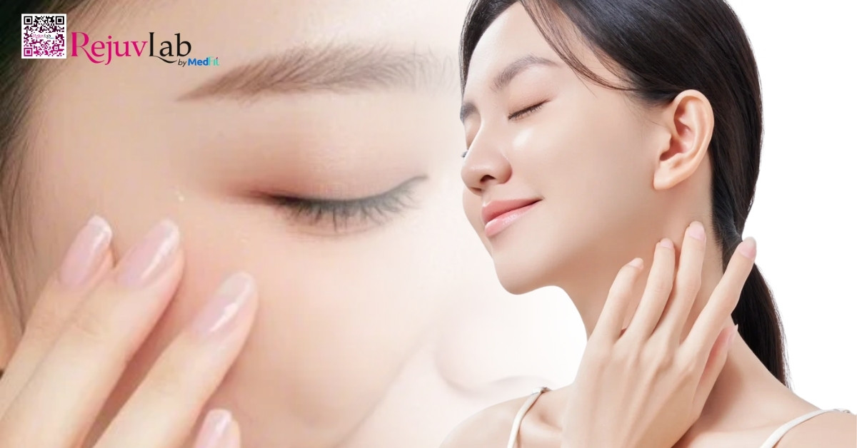 Hướng dẫn bấm huyệt mặt thon gọn tại nhà giúp khuôn mặt thanh thoát hơn 2 Khuon mat trong nhe nhang