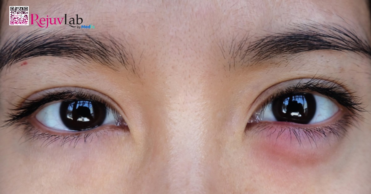 Trường hợp không phải bọng do mỡ thì không nên tiêm tan mỡ bọng mắt