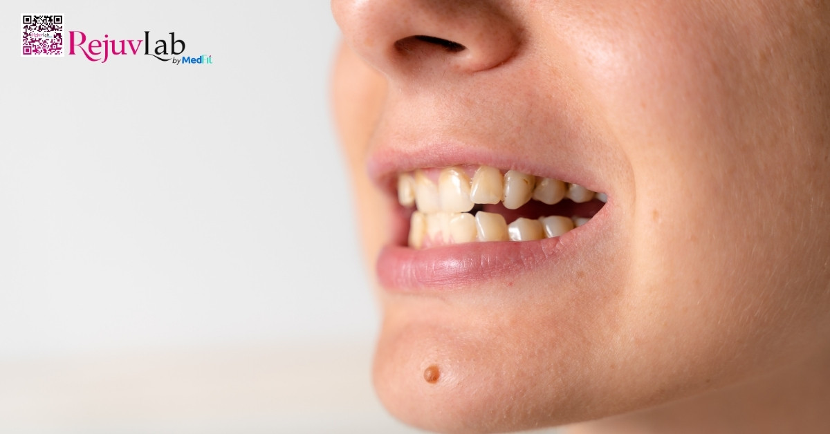 Giải đáp: Niềng răng có giúp mặt thon gọn không? 1 Rang khong thang hoac lech truc