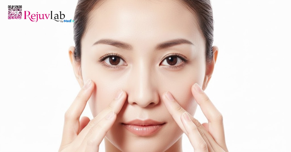 Hướng dẫn bấm huyệt mặt thon gọn tại nhà giúp khuôn mặt thanh thoát hơn 8 Bấm huyệt vùng mũi và cằm