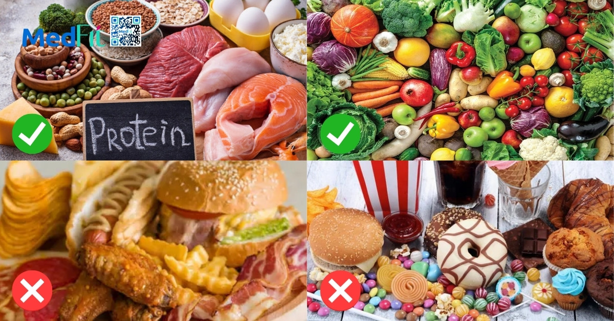 Chế độ ăn uống lành mạnh đóng vai trò quan trọng trong việc kiểm soát tích mỡ, đặc biệt khi tiêu thụ rượu bia