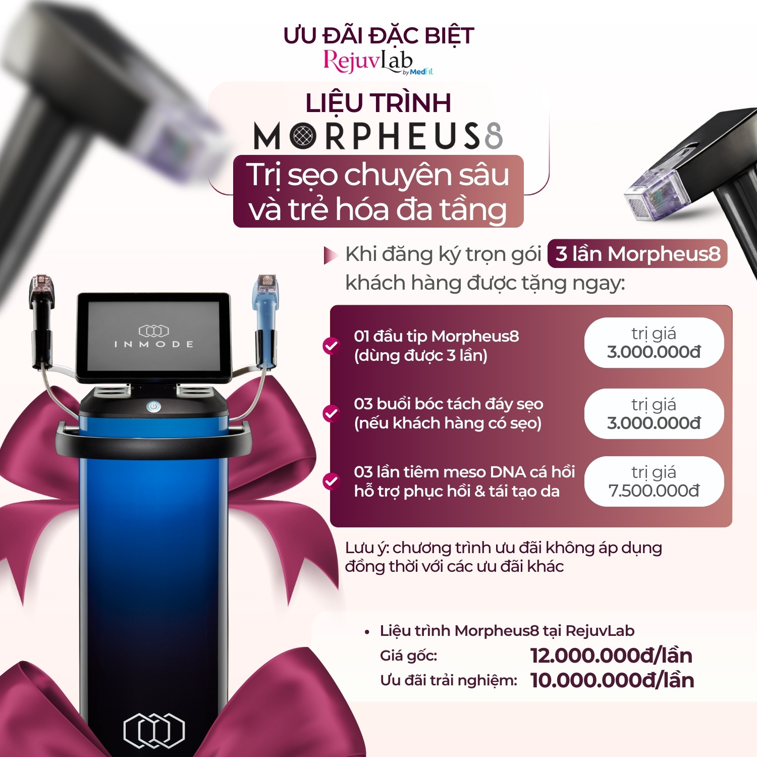 Banner ưu đãi liệu trình Morpheus - Mobile