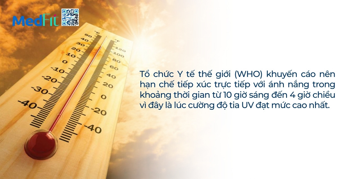 Lão hóa ngược là gì? Mối liên hệ khoa học giữa lão hóa và béo phì 4 Han che tiep xuc truc tiep voi anh nang