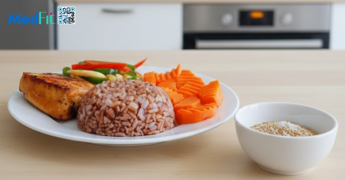 Cách giảm cân với gạo lứt muối mè an toàn và bền vững 7 Ket hop giam can