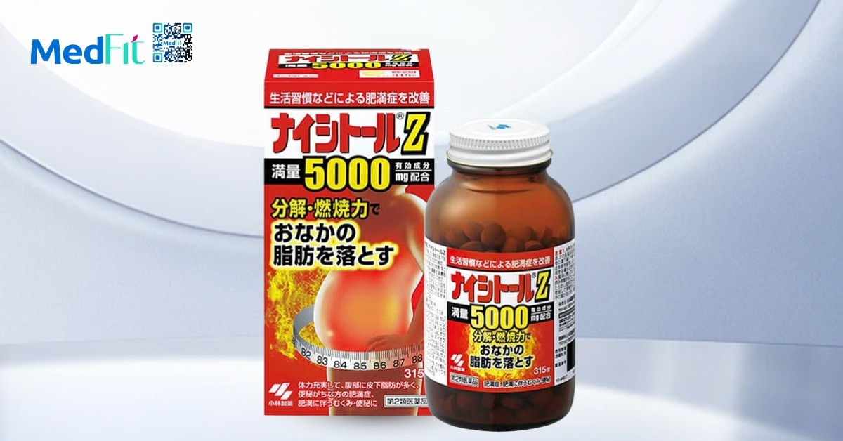 Thuốc xổ mỡ bụng là gì và có thật sự giúp giảm mỡ hiệu quả không? 4 Naishitoru Z 5000 Kobayashi