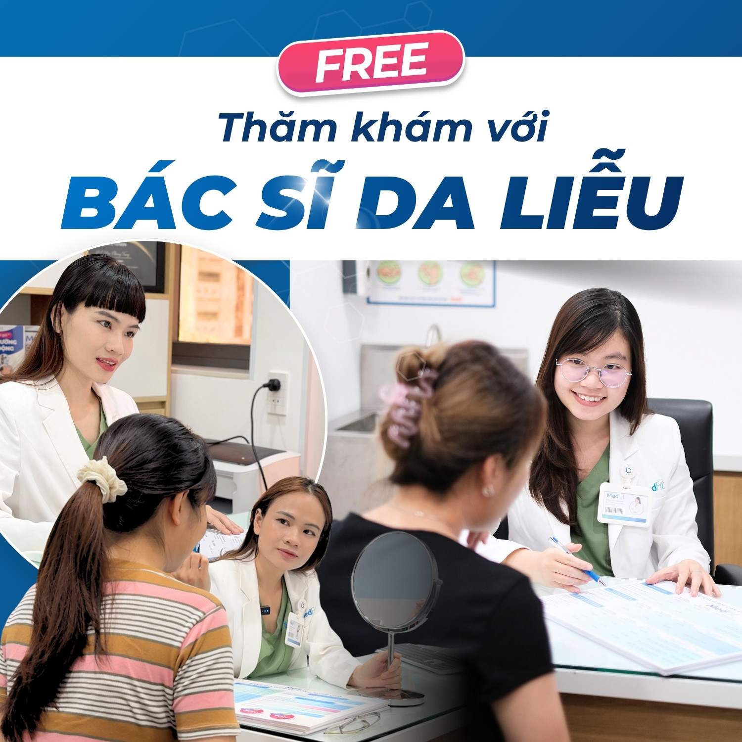 Banner miễn phí thăm khám với BS Da liễu - VN - Mobile