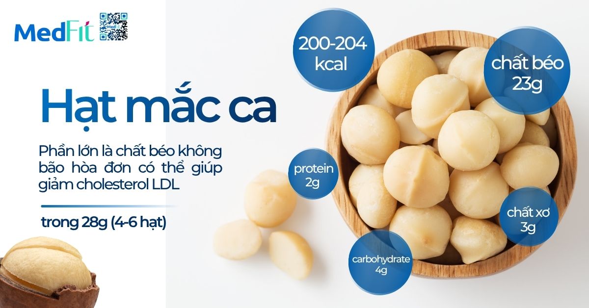 Ăn hạt mắc ca giảm cân được không? Cách ăn đúng, không gây tăng cân 2 Ăn hạt mắc ca giảm cân được không? Cách ăn đúng, không gây tăng cân 1