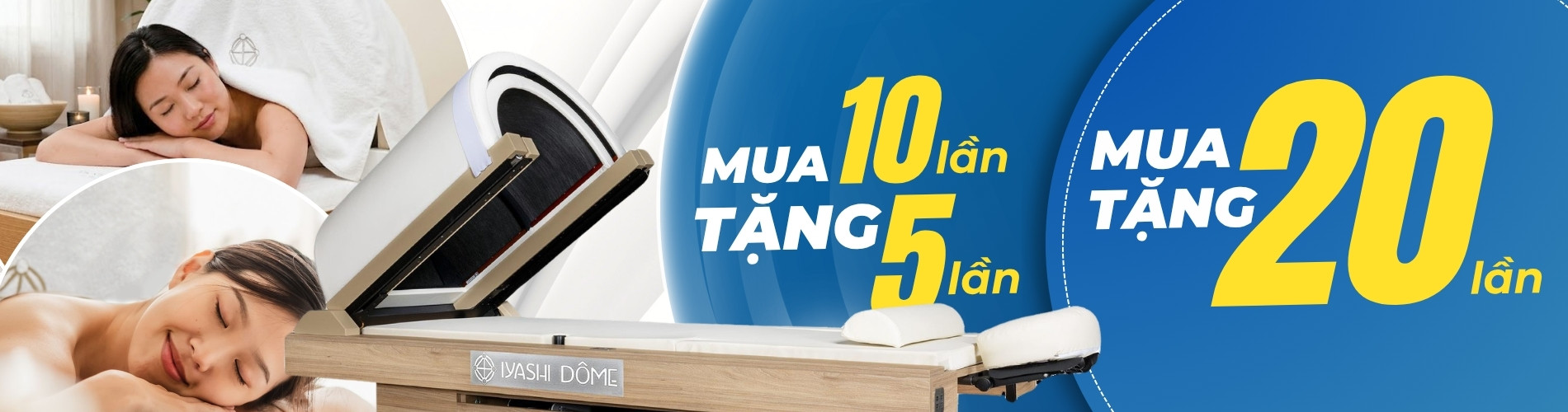 Banner ưu đãi mua liệu trình Iyashi Dome - VN - PC
