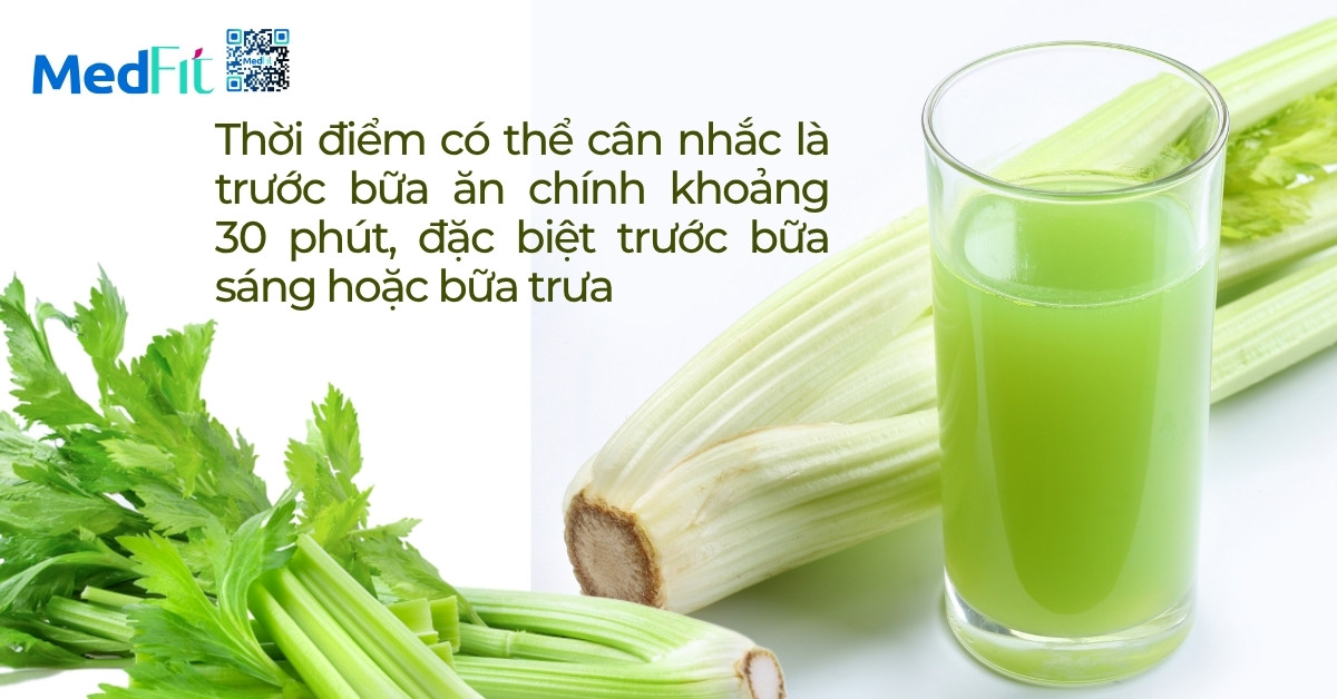 Uống nước ép cần tây giảm cân vào lúc nào tốt nhất? Cách pha chế đơn giản 5