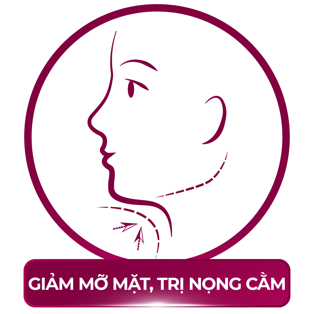 giảm mỡ mặt trị nọng cằm