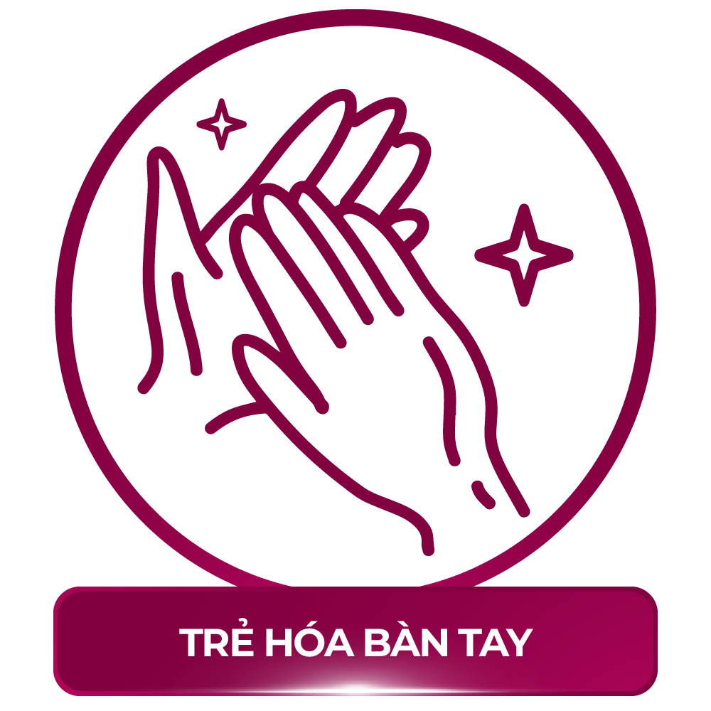 trẻ hóa bàn tay